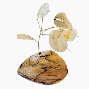 Sage Designs Wood Vase Hand Turned Hand Crafted Tiny New